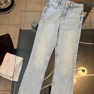 Zara High-Rise Flare Jeans